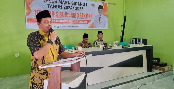 Anggota DPRD Kab. Pessel Fraksi Partai PKS, Efrianto, S.Si Dt. Rajo Panjang Gelar Reses di Painan Timur