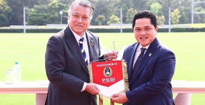PSSI resmi menjalin kerjasama dengan Feredasi Sepak Bola Jepang (JFA).