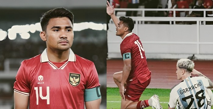 Asnawi Mangkualam jadi trending topik setelah aksi duelnya dengan Garnacho. (Twitter @FaktaSepakbola)