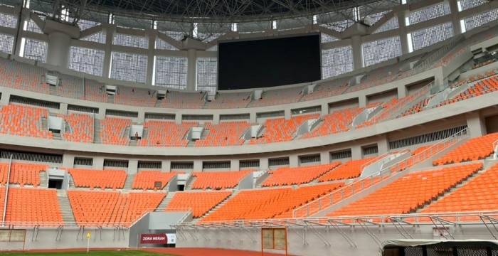 Stadion JIS (Jakarta Internasional Stadium). 