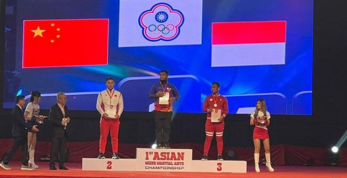 Timnas MMA Indonesia binaan Pertacami berhasil meraih satu perak dan tiga perunggu 